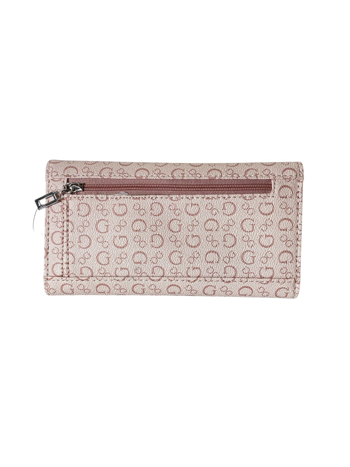 Cartera Guess Rosa Claro con Logo Metálico