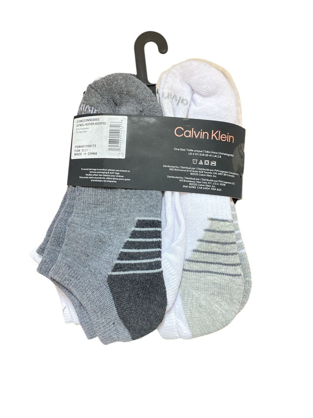 Calcetas Invisibles Acolchadas Calvin Klein – Pack 6